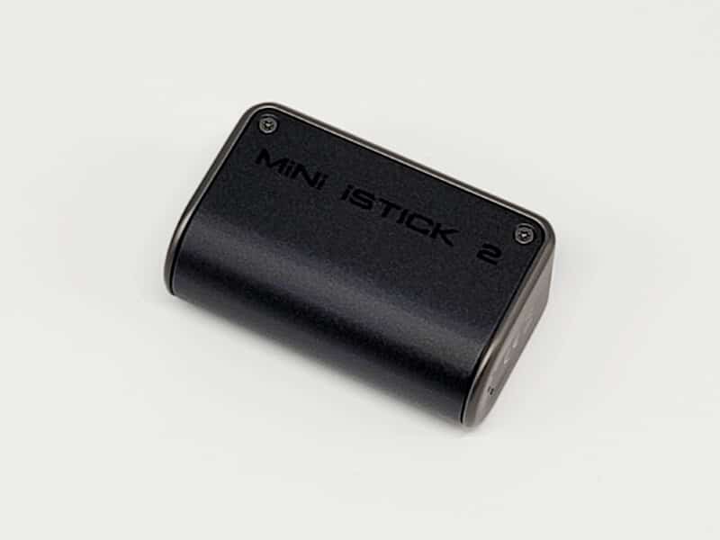Mini iStick2 MODの表面（iStick miniの文字）